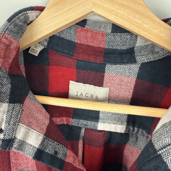 Jachs Men's Flannel Button Down Shirt, Size XL - Picture 3 of 7